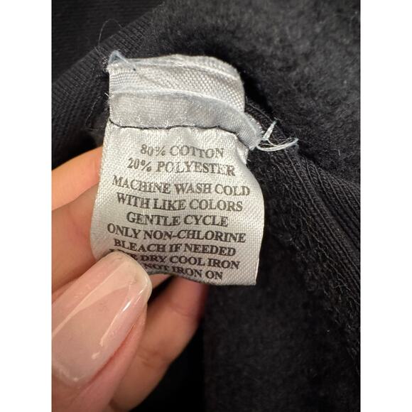 MV Sport Pro-Weave Sweatshirt Unisex Small Black Fleece Lined Harvard University - Picture 5 of 5